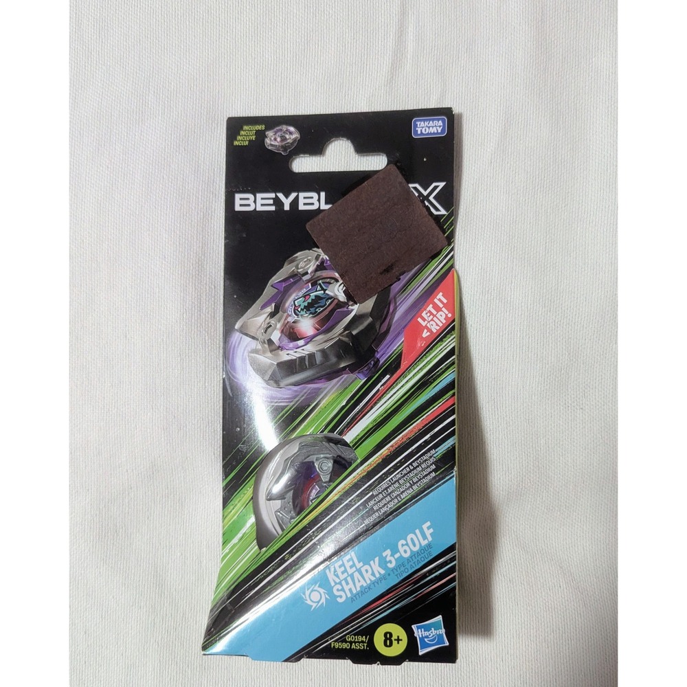 Beyblade X Keel Shark 3-60LF Attack Type Top Booster Pack Hasbro G0194 NIP New